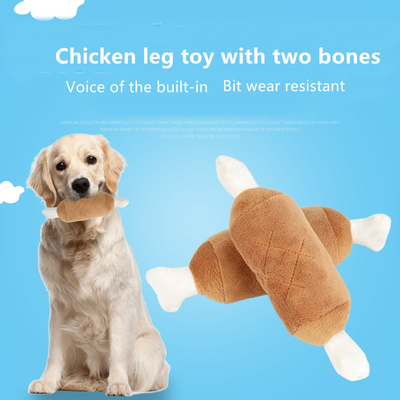 Pet Vocal Plush Bone Toy Vocal Plush Bone Plush Toy Dog Pillow Dog Toy