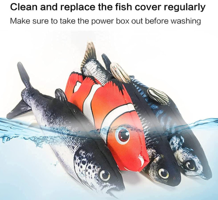 Electric Moving Interactive Floppy Fish Dog Toy For Small Medium Dogs