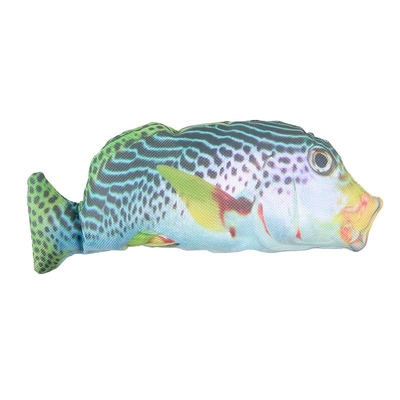Phonation Fish Funny Cat Toy Oxford Cloth PP Cotton Simulation Bite Resistant