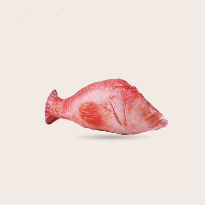Phonation Fish Funny Cat Toy Oxford Cloth PP Cotton Simulation Bite Resistant