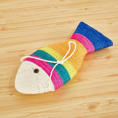 Scratch Board Sisal Fish Cat Toy Claw Grinding Pet Products