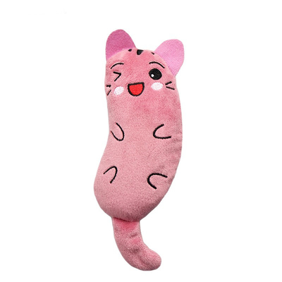Mint Plush Self Hi Molar Cleaning Interactive Thumb Toy For Pet Cat
