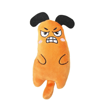 Mint Plush Self Hi Molar Cleaning Interactive Thumb Toy For Pet Cat