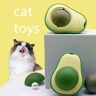 Avocado Cat Mint Ball To Relieve Boredom 360 Degree Rotating