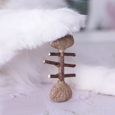 Mint Little Mouse Cat Fat Head Fish Cat Bite Molar Stick Cat Toy