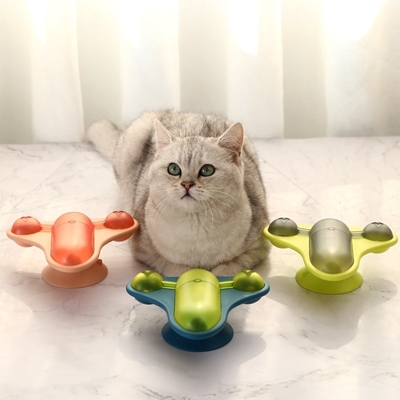 Spin Plane Cat Toy Amazon Tickle Cat Toy Vertigo Small Plane Leak Food Cat Toy