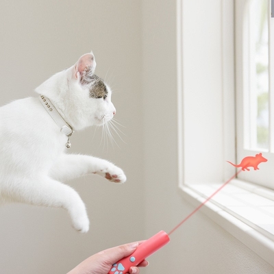 Interactive Relief Laser Tickle Cat Stick Pet Supplies Cat Toy Design Projection Cat Claw Laser Pointer
