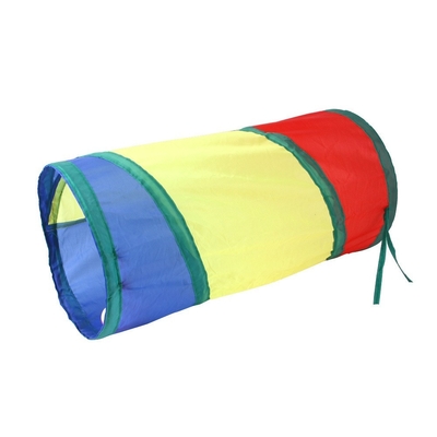 Pet Cat Tunnel Cat Rainbow Three-Way Interactive Cat Toy Drill Bucket Folding Cat Toy