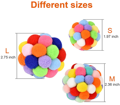 Interactive Kitten Plush Chew Ball Toys For Teething Chewing Toys
