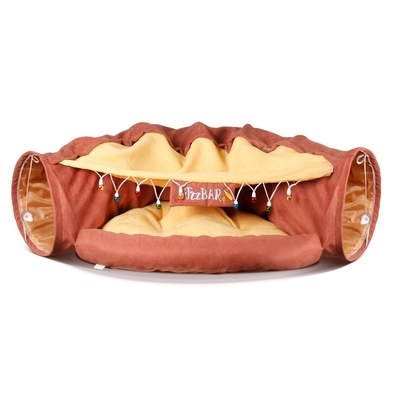 Cat Tunnel Four Seasons Rolling Floor Chinchilla Net Red Toy Cat Products Folding Shell Channel Cat Nest