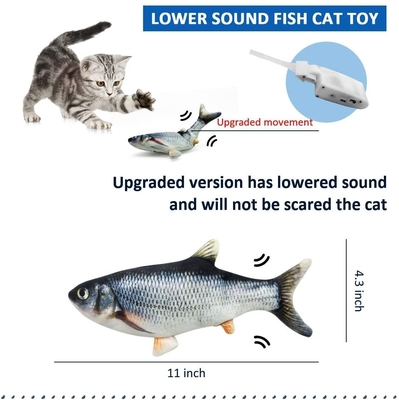 Amazon Fishing Rod Remote Control Electric Fish Teasing Cat Simulation Fish Jumping Fish Jumping Cat Toy Fishing Toy
