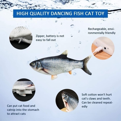 Amazon Fishing Rod Remote Control Electric Fish Teasing Cat Simulation Fish Jumping Fish Jumping Cat Toy Fishing Toy