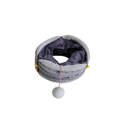 Pet Cat Toy Comfortable Foldable Pet Tunnel Scratch Resistant Multi Hole Design Cat Passage Pet Toy