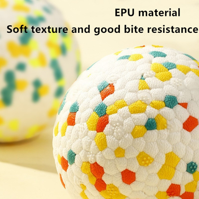 ETPU High Elastic Rebound Bite Resistant Dog Bite Ball TPU Bite Resistant Molar Ball Training Pet Puzzle Interactive Toy