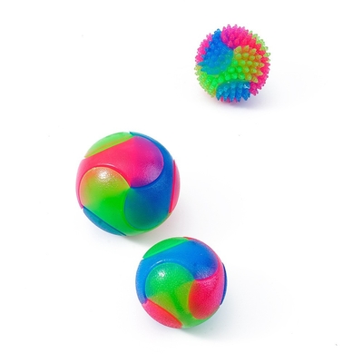 Pet Supplies Dog Toys TPR Elastic Ball Luminous Molar Toys Educational Interactive Pet Toys