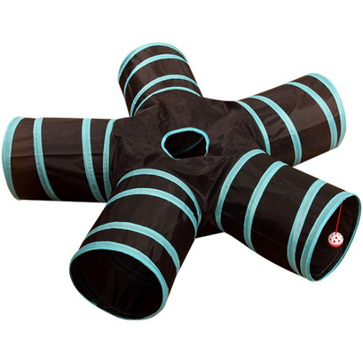 Animal Tubes Kitty Tunnels Interactive Maze House Toy With Storage Bag
