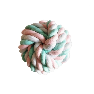 Interactive Cotton Rope Pet Toy Dog Grinding Toy Ball Training Tooth Cleaning