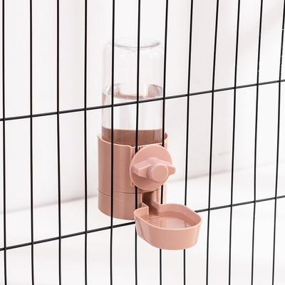 Dog Automatic Feeder Cat Self-Feeding Machine Dog Food Cat Bowl Food Bowl Anti-Overturn Pet Iron Cage Hanging Bowl
