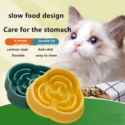 Cat And Dog Slow Food Bowl  Rice Bowl To Prevent Choking And Overturn