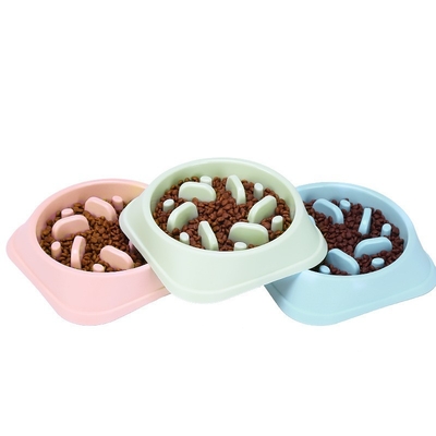 Dog Bowl Pet Slow Food Bowl Anti-Knock Dog Slow Food Bowl Rice Bowl Dog Bowl Large Dog Slow Food Bowl Supplies