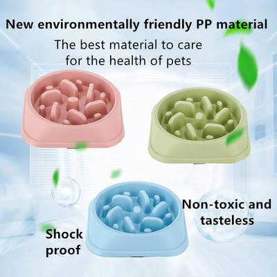 Dog Bowl Pet Slow Food Bowl Anti-Knock Dog Slow Food Bowl Rice Bowl Dog Bowl Large Dog Slow Food Bowl Supplies