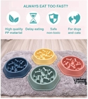 Dog Slow Feeder Bowl For Medium Small Dogs & Puppies To Slow Down Eating