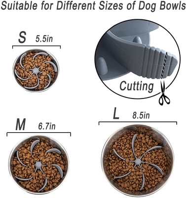 Silicone Slow Feeder Insert Sucker For Small Medium Larger Dog And Cat Eating