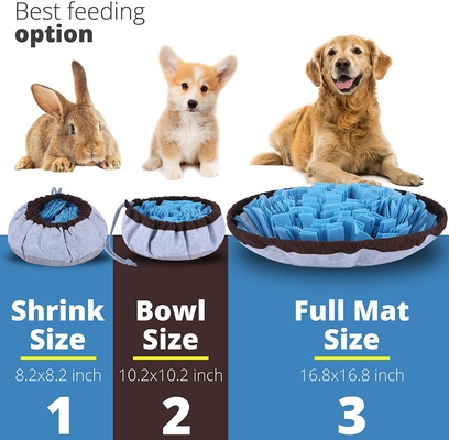 Dog Food Puzzle Feeder Enrichment Pet Foraging Mat For Smell Training