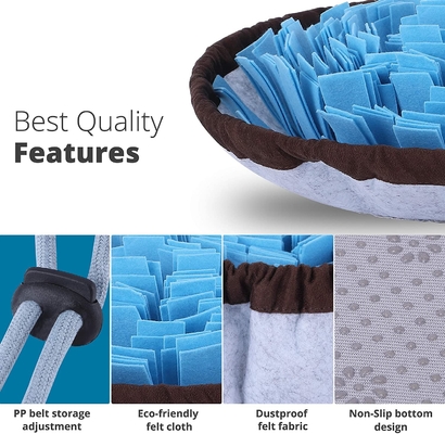 Dog Food Puzzle Feeder Enrichment Pet Foraging Mat For Smell Training
