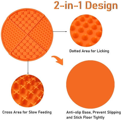 Puzzle Feeder Licking Mat With Suction Cups For Dogs And Cats