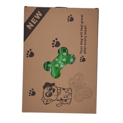 Bone-Shaped Silicone Pet Slow Food Bowl Jungle Bowl Dog Bowl Puppies Slow Food And Prevent Choking