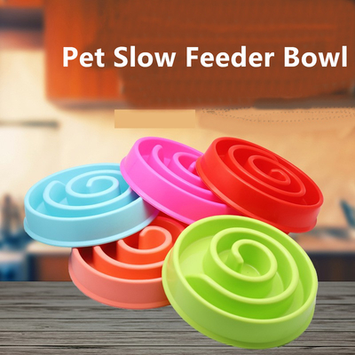 Pet Learning Bowl Anti Choking Dog Bowl Slow Food Bowl Slow Food Device Practical Bowl Pet Products