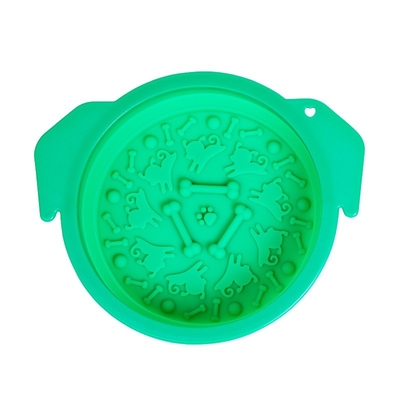 Outdoor Portable Folding Bowl Sucker Licking Pad Slow Food Bowl Dog Basin Silicone Pet Bowl Dog Bowl