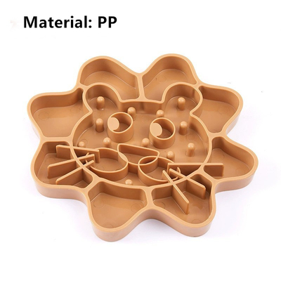 Cat Bowl Dog Bowl Slow Food Bowl Anti-Choking Silicone Pet Bowl Cat Bowl Anti-Overturning Anti-Splash Food Bowl