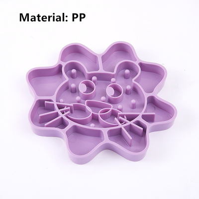 Cat Bowl Dog Bowl Slow Food Bowl Anti-Choking Silicone Pet Bowl Cat Bowl Anti-Overturning Anti-Splash Food Bowl