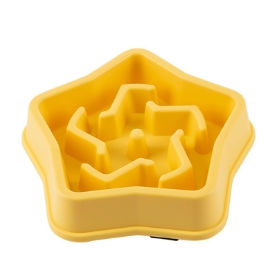 New Color Pet Bowl Dog Bowl Bottom Non-Slip Plastic Labyrinth Pet Anti-Choking Slow Food Bowl Slow Feeding Basin
