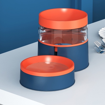 Dog Bowl Automatic Feeder Pet Bowl Heightening Neck Protection Water Dispenser Cat Bowl