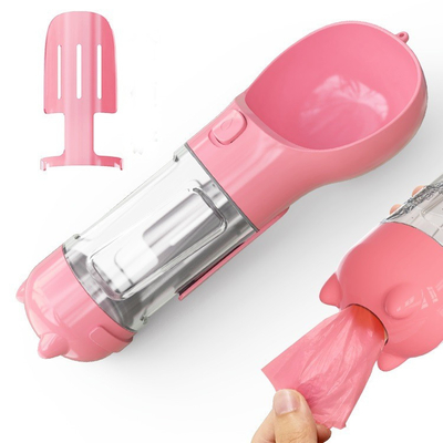 Pet Travel Cup Portable Dog Water Bottle Hanging Cat Water Cup Travel Outing Dog Water Bottle Pet Waterer