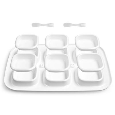 Cat Bowl Double Bowl Six Bowl Curling Leak-Proof Cat Food Bowl Cat Water Bowl Pet Bowl Cat Supplies