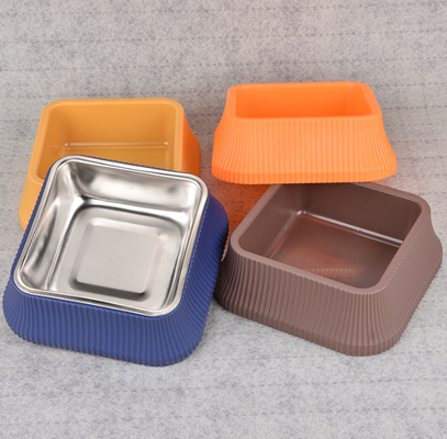 Slow Pet Feeder Bowls Dog Feeding Corrosion Resistant