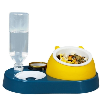 Cat Bowl Ceramic Bowl Protects Cervical Vertebrae Automatic Drinking Oblique Mouth Cat Bowl Against Overturning