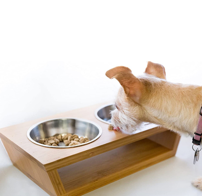 Pets Elevated Dog Bowl Stand 4”Raised Dog Bowl For Dogs And Cats
