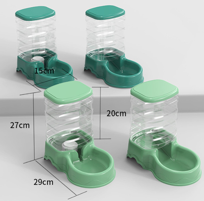 Slow Automatic Cat Feeders Set Cat Water Dispenser