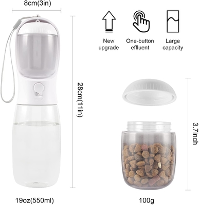 19OZ Capacity Portable Dog Water Bottle Dispenser For Walking