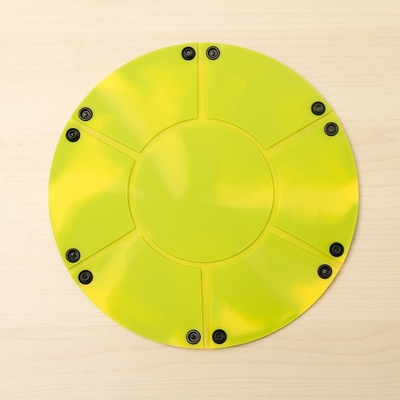 Portable Folding Pet Feeder Bowls Outdoor Travel Silicone Dog Frisbee Tableware