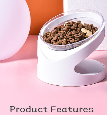 Adjustable Elevated Cat Feeder Raised Food Dish