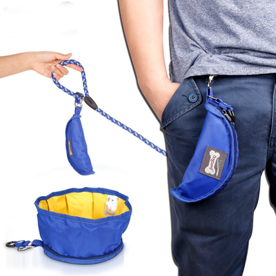 Lightweight Nylon Portable Dog Bowl Outdoor Waterproof  200g