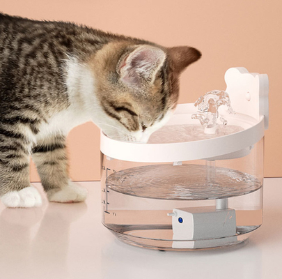 Large Capacity Ceramic Pet Water Fountain For Cats Dogs