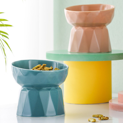 ABS Pet Feeder Elevated Cat Dishes For Food Water