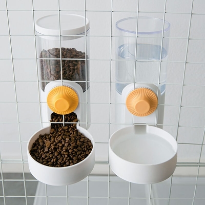 PP Material Cat Hanging Water Fountain Pet Feeder Bowls 350g